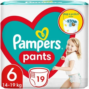 Pampers Pants 6-os méret, 13-19kg, 19db