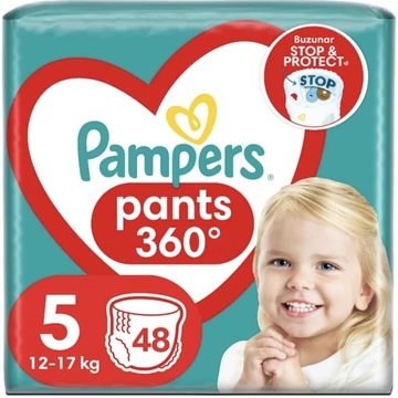 Pampers Pants 360⁰ 5-ös méret, 12-17kg, 48db