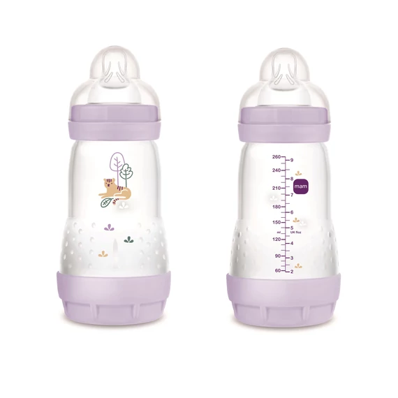 MAM Anti-Colic Matt cumisüveg 260ml - Lány