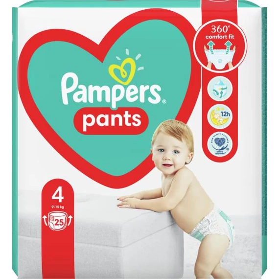 Pampers Pants 4-es méret, 9-15kg, 25db