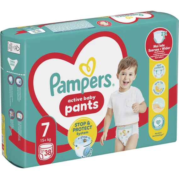Pampers Pants 7-es méret, 15+kg, 38db