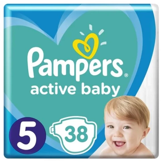 Pampers Active Baby 5-ös méret, 11-16kg, 38db